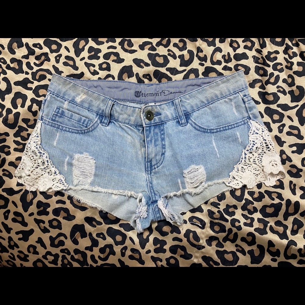 Element Lace Short Shorts
